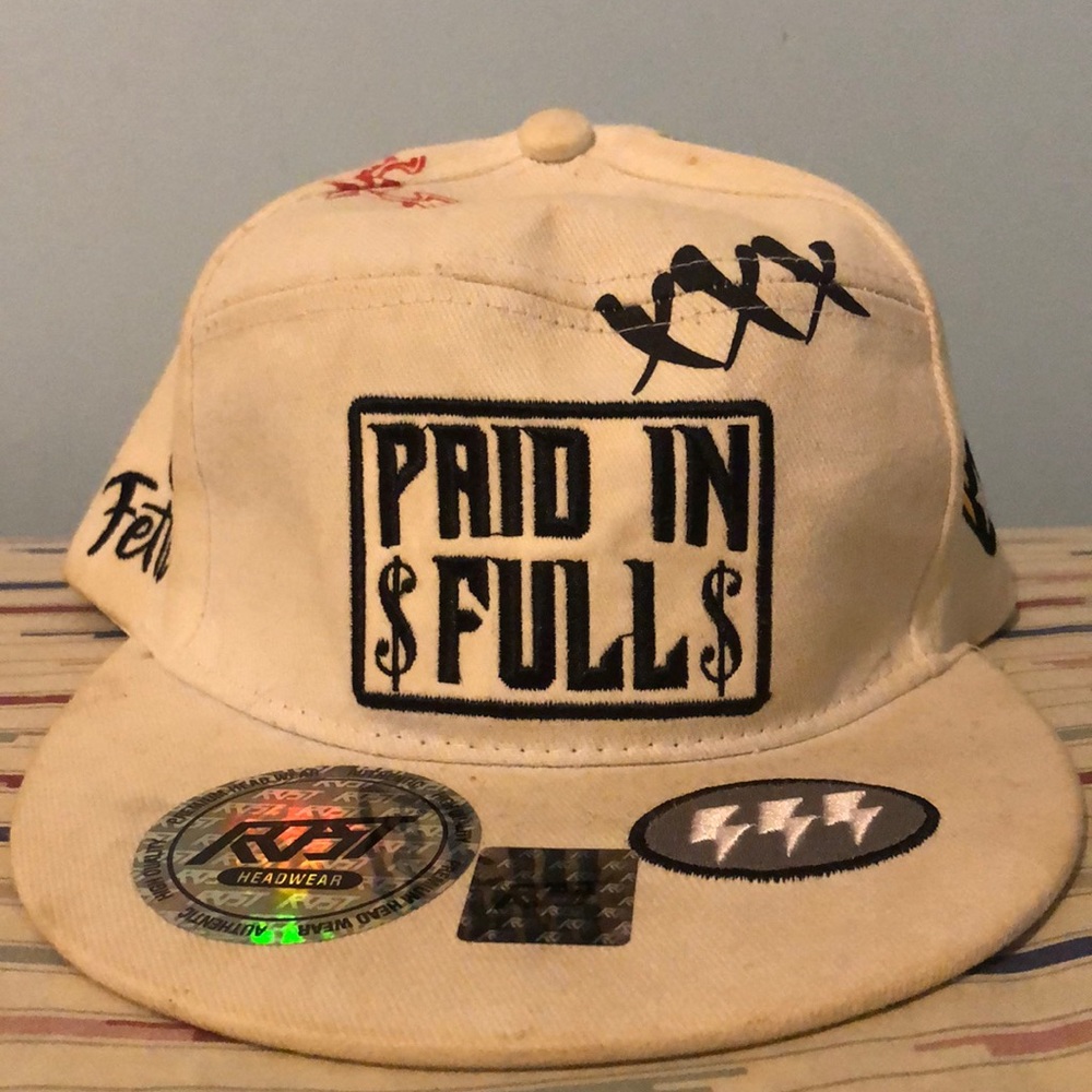 It’s a paid in for rust headwear hat